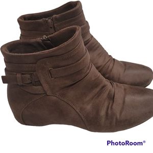 BareTraps Brown Ankle Boots